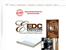 Tablet Screenshot of executivedoor.com